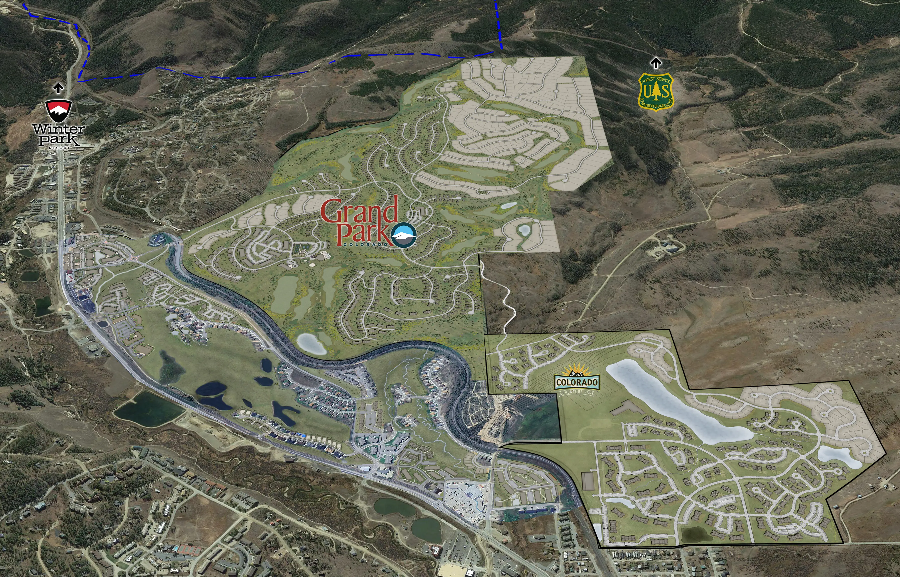 Grand Park map